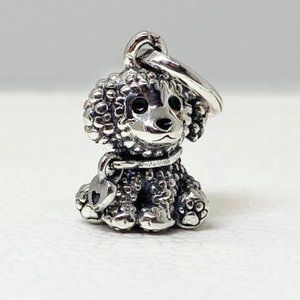 Pandora Sterling Silver Poodle Puppy Dog Charm